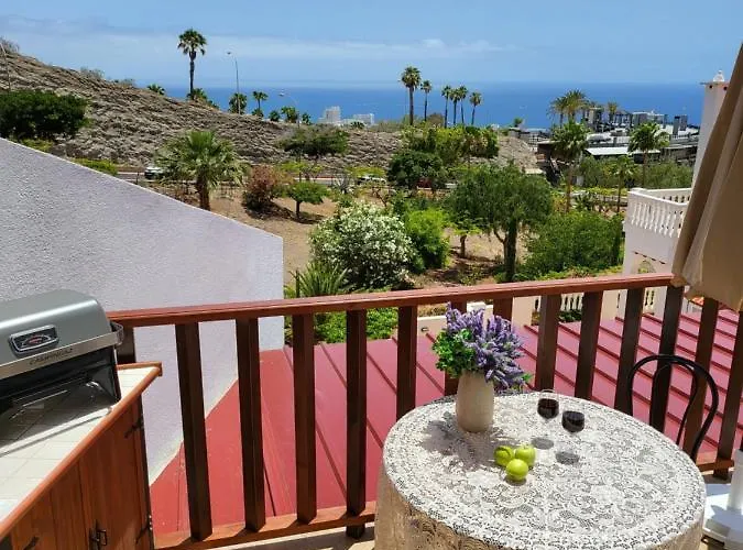 Private Pool Bbq Air Conditioning Stunning Ocean View Vakantiehuis Costa Adeje (Tenerife)