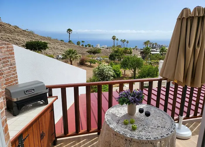 Vakantiehuis Private Pool Bbq Air Conditioning Stunning Ocean View Costa Adeje (Tenerife)